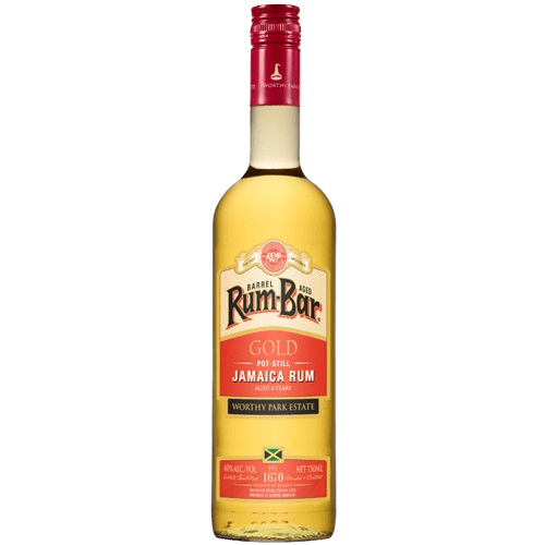 Worthy Park Rum-Bar Gold Premium Jamaican Rum - 750ML Rum