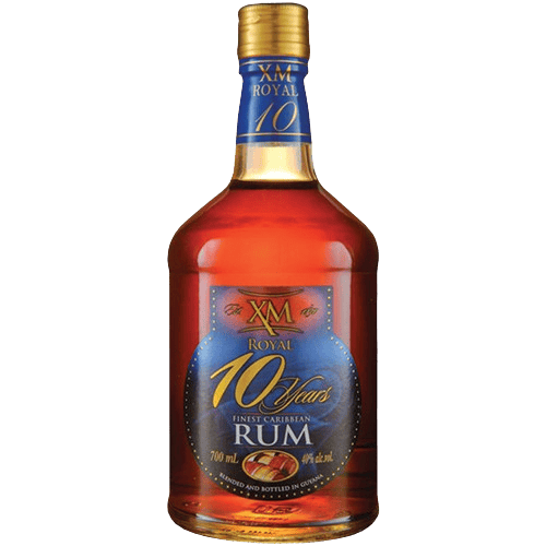 XM Rum 10 Years Old Royal Finest Caribbean Rum - 750ML Rum