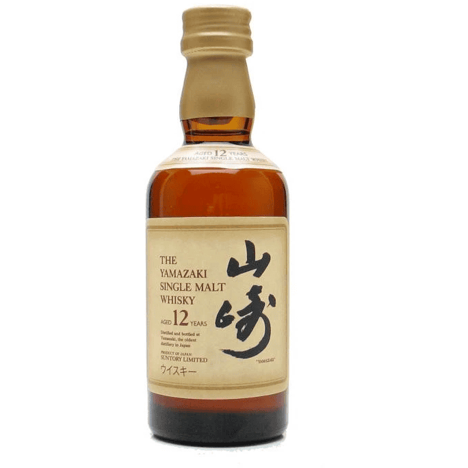 Yamazaki Miniature Shot Single 12 Year Malt Whisky - 50ML Japanese whiskey