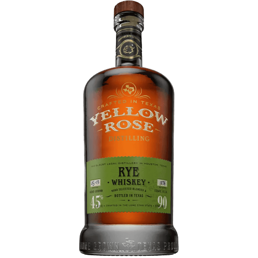 Yellow Rose Straight Rye Whiskey Real Liquor