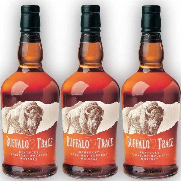 Buffalo Trace Kentucky Straight Bourbon Whiskey 3 Bottles Bundle Real Liquor