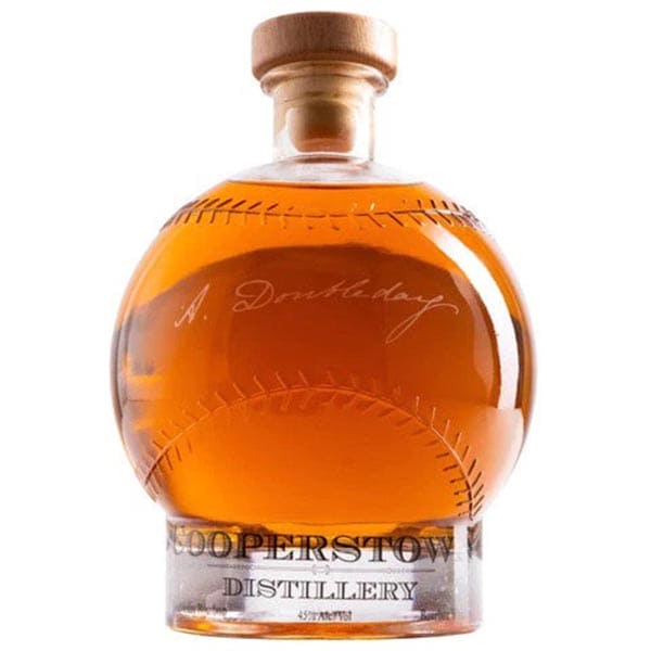 Doubleday Baseball Bourbon Whiskey Real Liquor