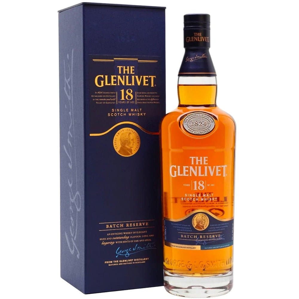 Glenlivet 18 Year Old Single Malt Scotch Whiskey - Liquor Daze