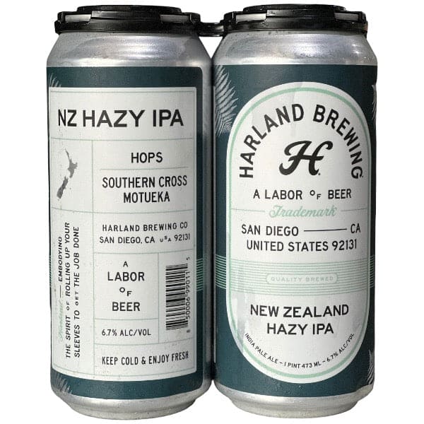 Harland Brewery New Zealand Hazy IPA Beer