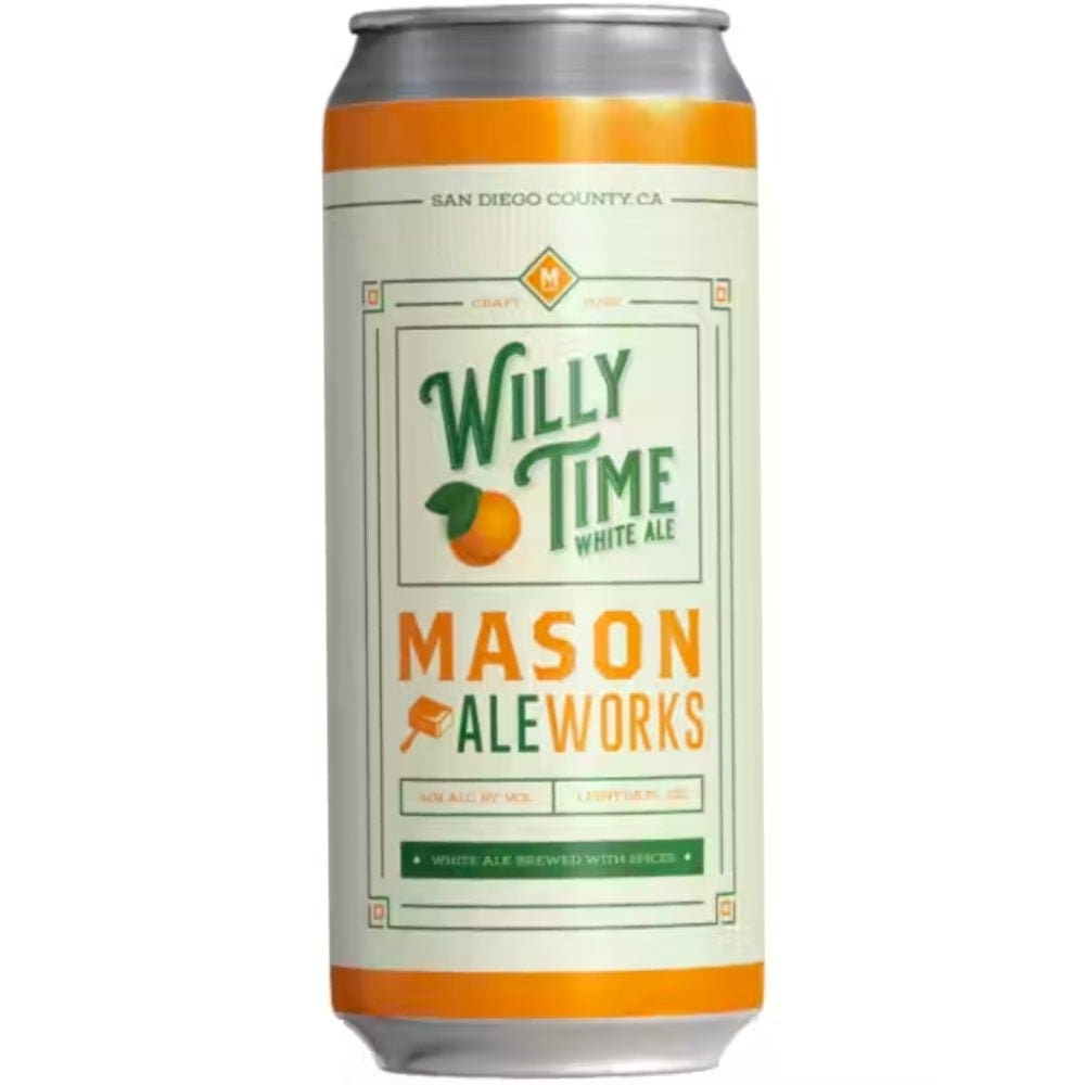 Mason Ale Works Willy Time White Ale Beer  